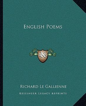 portada english poems (in English)