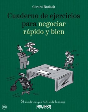 portada Cuaderno de Ejercicios Para Negociar Rapido y Bien (in Spanish)