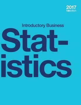 portada Introductory Business Statistics (paperback, b&w)