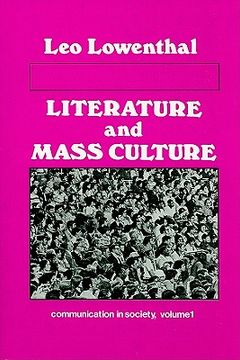 portada literature and mass culture (en Inglés)