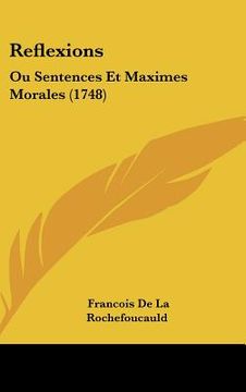 portada reflexions: ou sentences et maximes morales (1748) (in English)