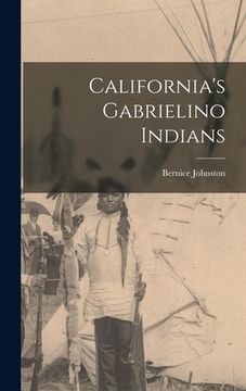 portada California's Gabrielino Indians