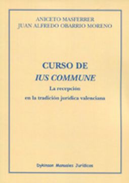 portada Curso De Ius Commune (in Spanish)