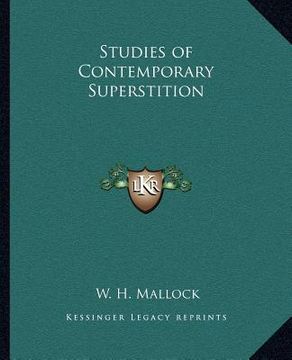 portada studies of contemporary superstition (in English)