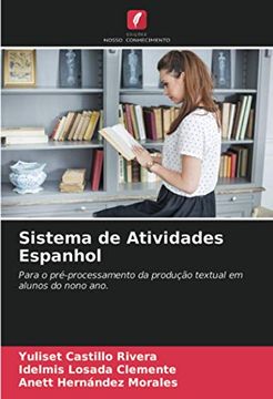 portada Sistema de Atividades Espanhol: Para o Pré-Processamento da Produção Textual em Alunos do Nono Ano. (en Portugués)