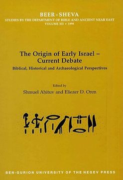 portada The Origin of Early Israel-Current Debate: Biblical, Historical and Archaeological Perspectives (in English)