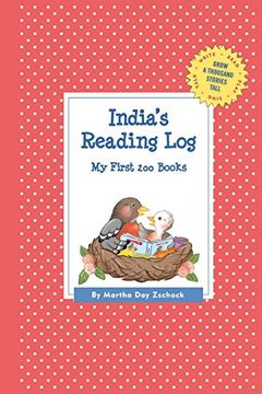 portada India's Reading Log: My First 200 Books (Gatst) (Grow a Thousand Stories Tall) (en Inglés)