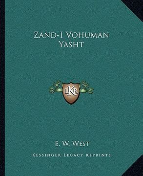 portada zand-i vohuman yasht (in English)