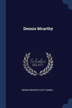 portada Dennis Mcarthy (en Inglés)