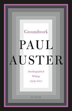 portada Groundwork: Autobiographical Writings, 1979-2012 (in English)
