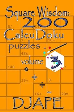 portada square wisdom: 200 calcudoku puzzles (en Inglés)