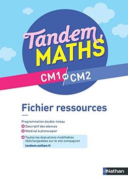 portada Tandem Maths cm1 et cm2 - Fichier Ressources (en Francés)