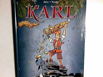 portada Das Gold der Nibelungen und Weitere Abenteuer. Text Eberhard Kunkel/Patrick Kunkel; Zeichnungen Michael Apitz / Kunkel, Eberhard: Karl; 2; Finix Comic Club (en Alemán)