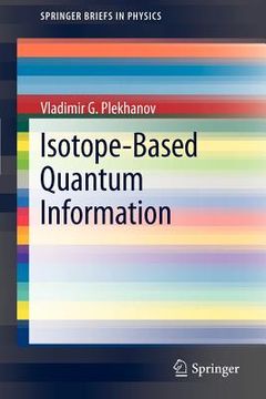 portada isotope-based quantum information (en Inglés)