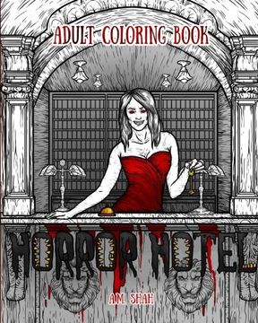 portada Adult Coloring Book: Horror Hotel: Volume 1