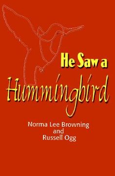 portada he saw a hummingbird (en Inglés)