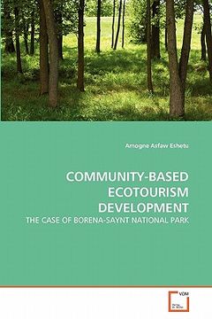 portada community-based ecotourism development (en Inglés)