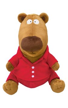 portada Merrymakers the Going to bed Book Plush Bear, 10. 5-Inch, From Sandra Boynton'S Classic the Going to bed Book, red (en Inglés)