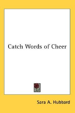 portada catch words of cheer (en Inglés)