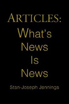 portada articles: what's news is news (en Inglés)