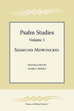portada Psalm Studies, Volume 1 (Society of Biblical Literature History of Biblical Studies) (en Inglés)