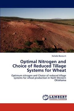 portada optimal nitrogen and choice of reduced tillage systems for wheat (en Inglés)
