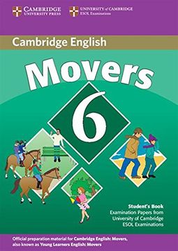 portada Cambridge Young Learners English Tests. Movers. Per la Scuola Media: Cambridge Young Learners English Tests 6 Movers Student's Book: Examination Papers From University of Cambridge Esol Examinations (in English)