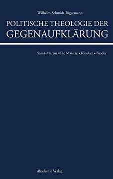 portada Politische Theologie der Gegenaufklarung (en Alemán)
