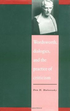 portada Wordsworth, Dialogics and the Practice of Criticism Hardback (Literature, Culture, Theory) (in English)