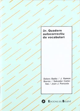 portada 3r Quadern Autocorrectiu de Vocabulari (Quaderns Autocorrectius) (en Catalá)