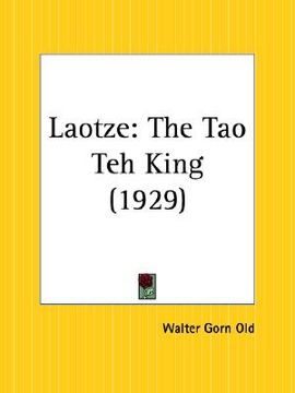 portada laotze: the tao teh king (in English)