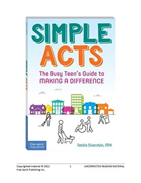 portada Simple Acts: The Busy Teen’S Guide to Making a Difference (in English)