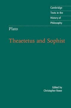 portada Plato: Theaetetus and Sophist (Cambridge Texts in the History of Philosophy) (en Inglés)