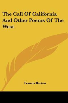 portada the call of california and other poems of the west (en Inglés)