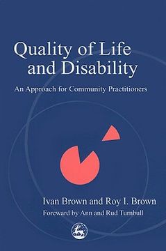 portada quality of life and disability: an approach for community practitioners (en Inglés)