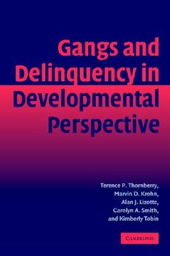 portada Gangs and Delinquency in Developmental Perspective Paperback (Cambridge Studies in Criminology) (en Inglés)
