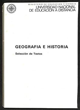 portada Geografía e Historia: Selección de Textos