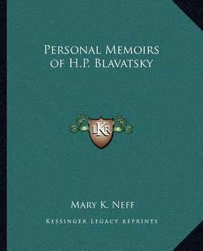 portada personal memoirs of h.p. blavatsky (en Inglés)
