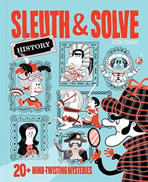 portada Sleuth & Solve: History: 20+ Mind-Twisting Mysteries (en Inglés)