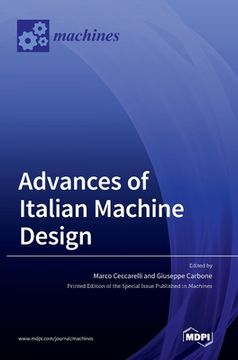 portada Advances of Italian Machine Design (en Inglés)