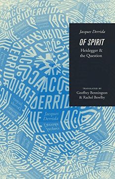 portada Of Spirit: Heidegger and the Question (en Inglés)