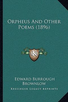portada orpheus and other poems (1896)
