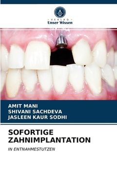 portada Sofortige Zahnimplantation (en Alemán)