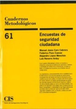 portada Encuestas de Seguridad Ciudadana (in Spanish)
