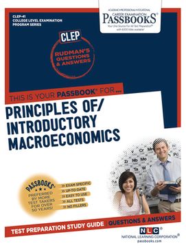 portada Introductory Macroeconomics (Principles Of) (Clep-41): Passbooks Study Guide Volume 41 (in English)