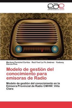 portada modelo de gesti n del conocimiento para emisoras de radio (in Spanish)