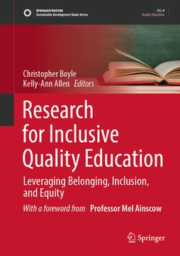 portada Research for Inclusive Quality Education: Leveraging Belonging, Inclusion, and Equity (en Inglés)