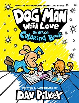 portada Dog man With Love: The Official Coloring Book (en Inglés)