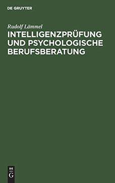 portada Intelligenzprüfung und Psychologische Berufsberatung (en Alemán)