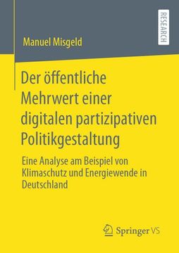 portada Der Öffentliche Mehrwert Einer Digitalen Partizipativen Politikgestaltung (en Alemán)